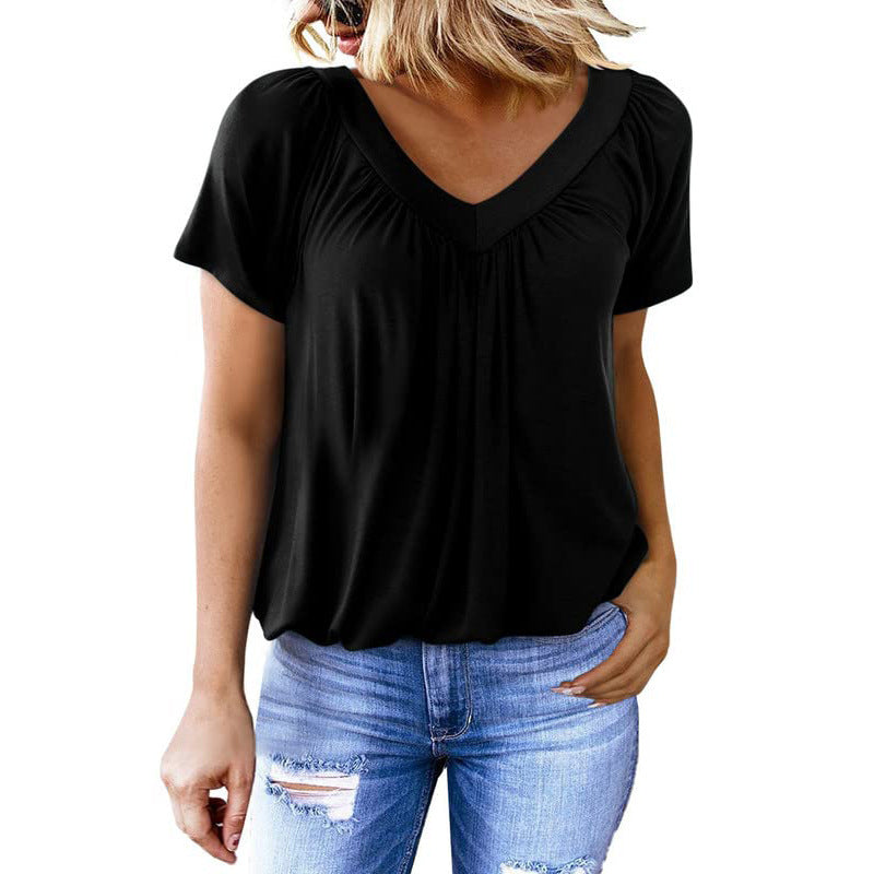 T-shirt Col V Essentiel