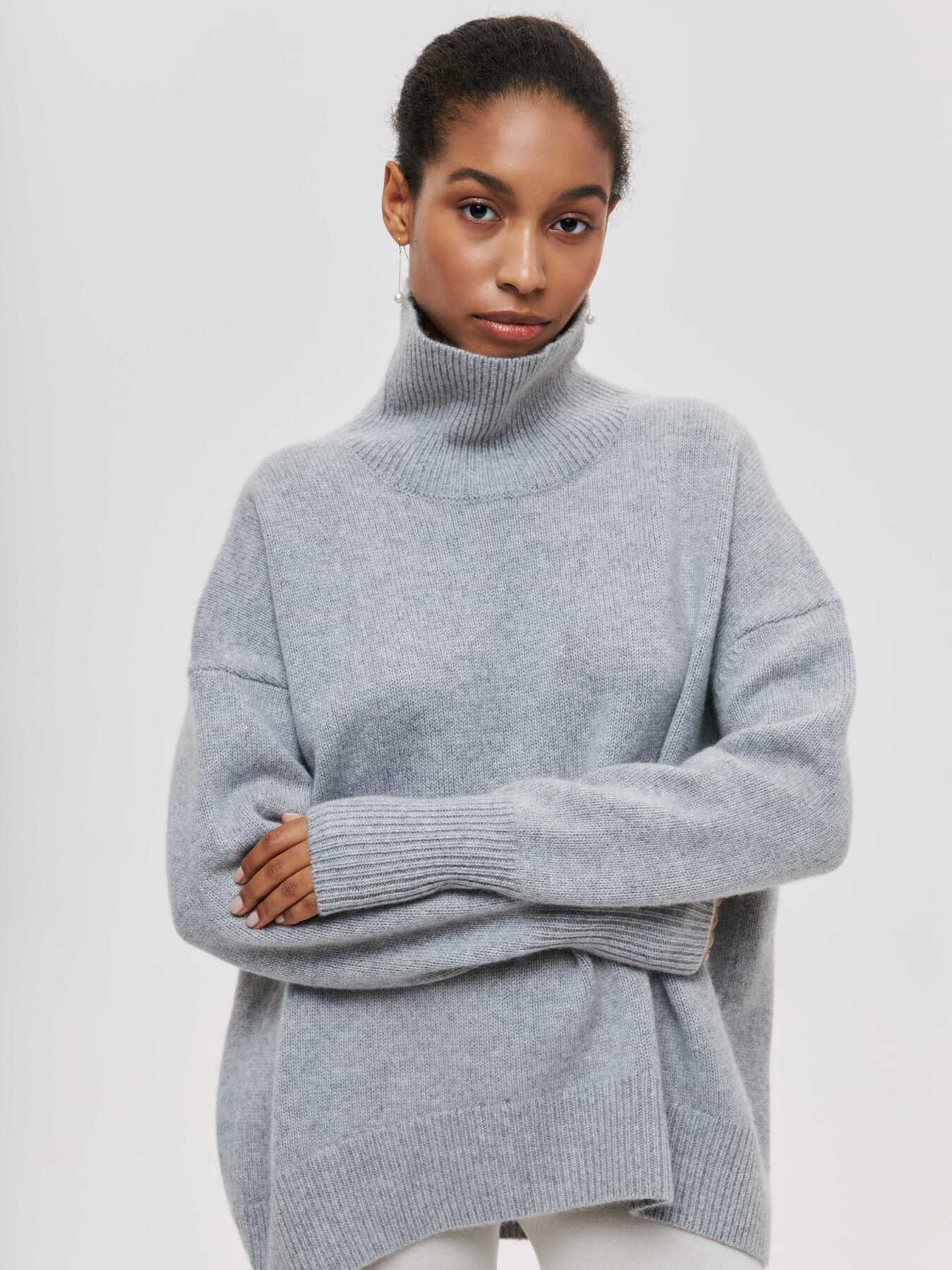 Pull Col Roulé Hiver
