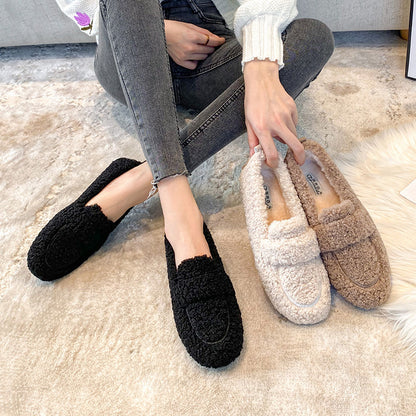 Mocassins Peluche Hiver
