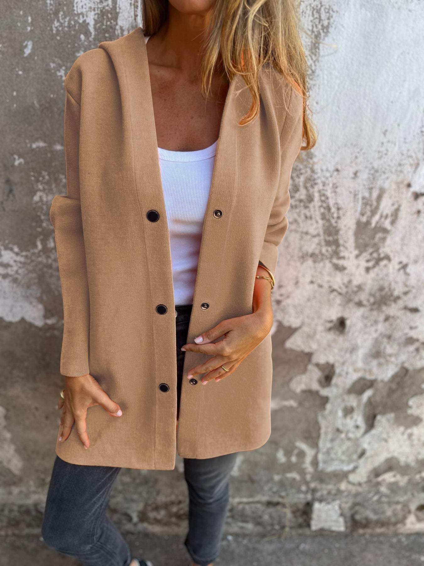 Veste Capuche Casual Chic