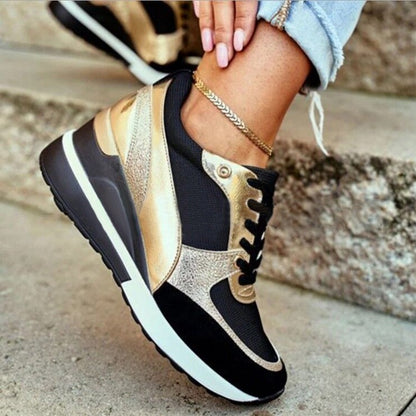 Sneakers Sequins Colorblock