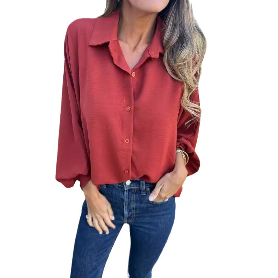 Chemise Élégance Moderne Manches Longues