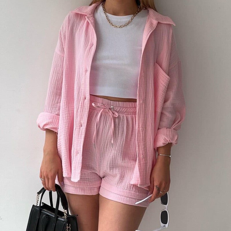 Ensemble Chemise Short Casual