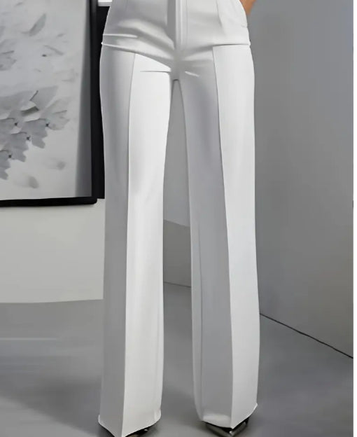 Pantalon Minimaliste Blanc