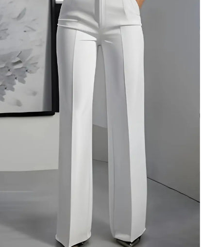 Pantalon Minimaliste Blanc