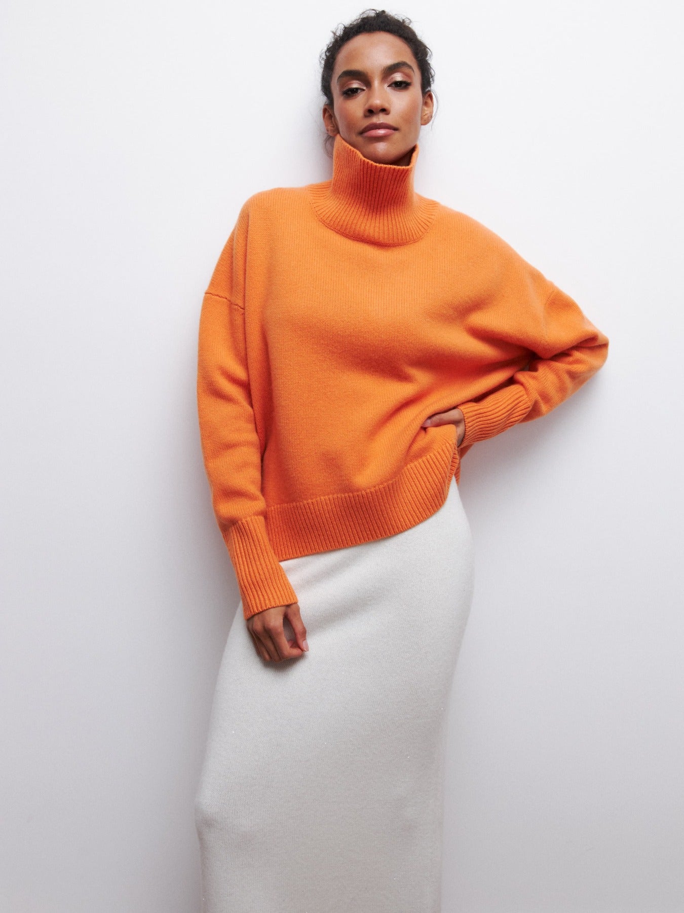Pull Col Roulé Hiver