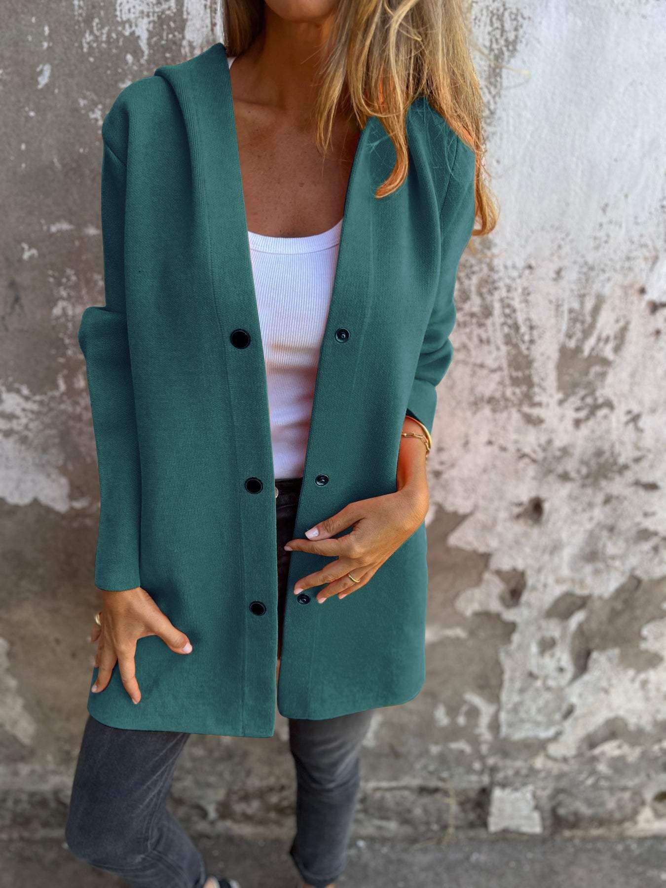 Veste Capuche Casual Chic