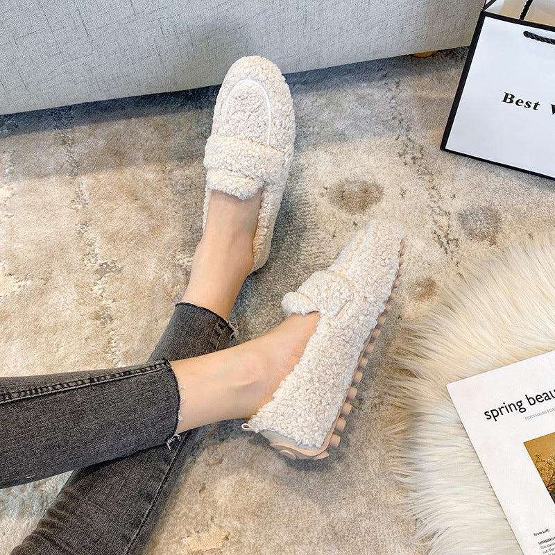 Mocassins Peluche Hiver