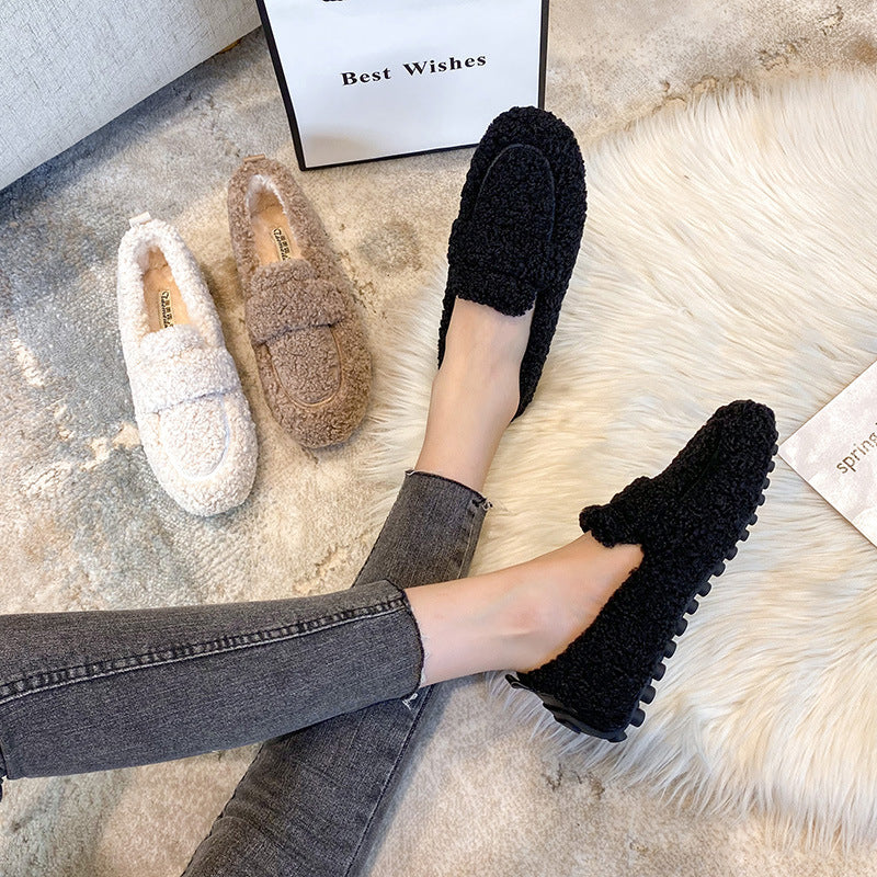 Mocassins Peluche Hiver