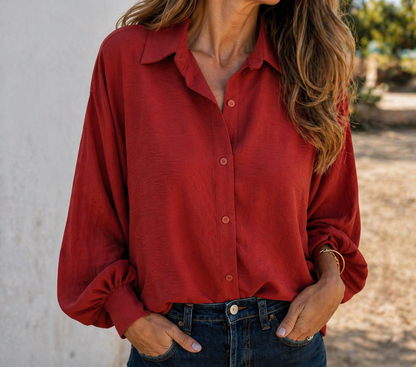 Chemise Élégance Moderne Manches Longues