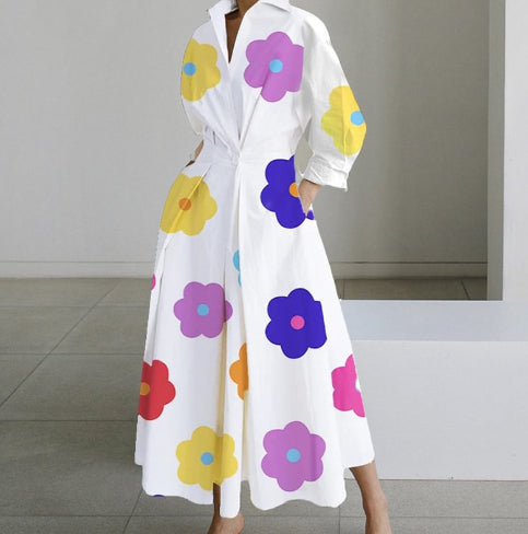Robe Swing Taille Élastique
