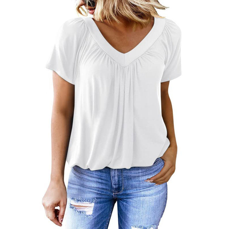 T-shirt Col V Essentiel