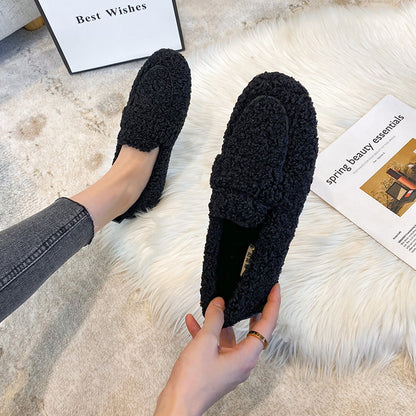 Mocassins Peluche Hiver