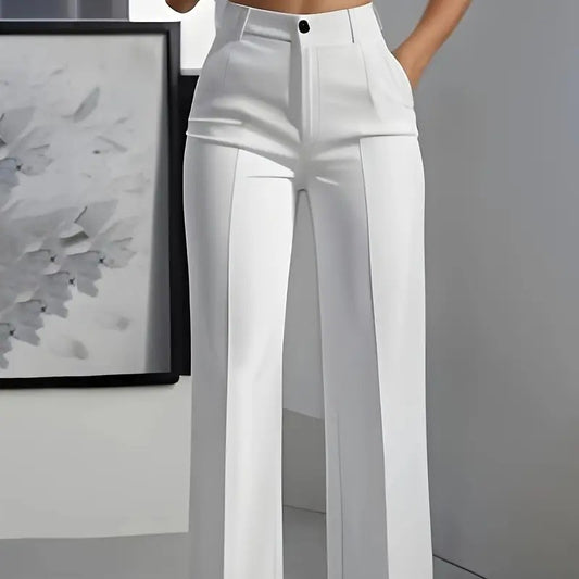 Pantalon Minimaliste Blanc