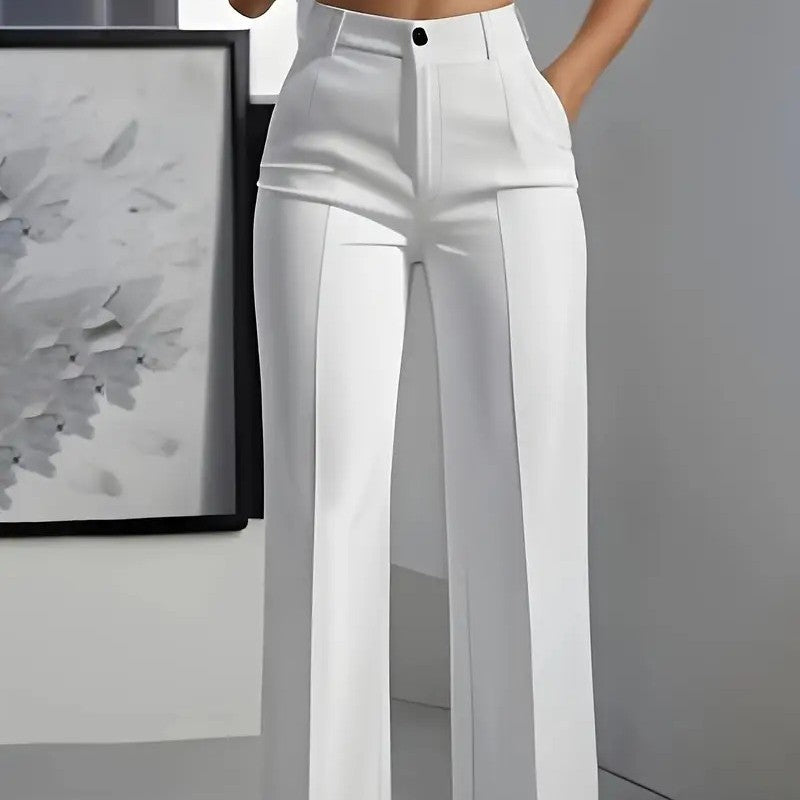 Pantalon Minimaliste Blanc