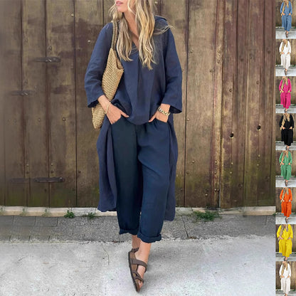 Ensemble 2 Pièces Pantalon Large