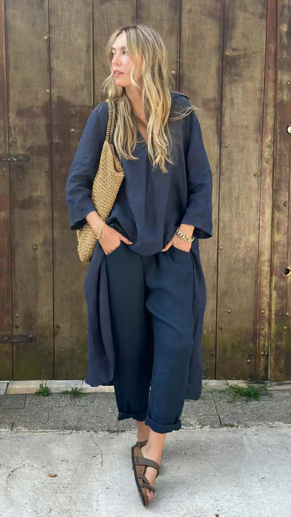 Ensemble 2 Pièces Pantalon Large
