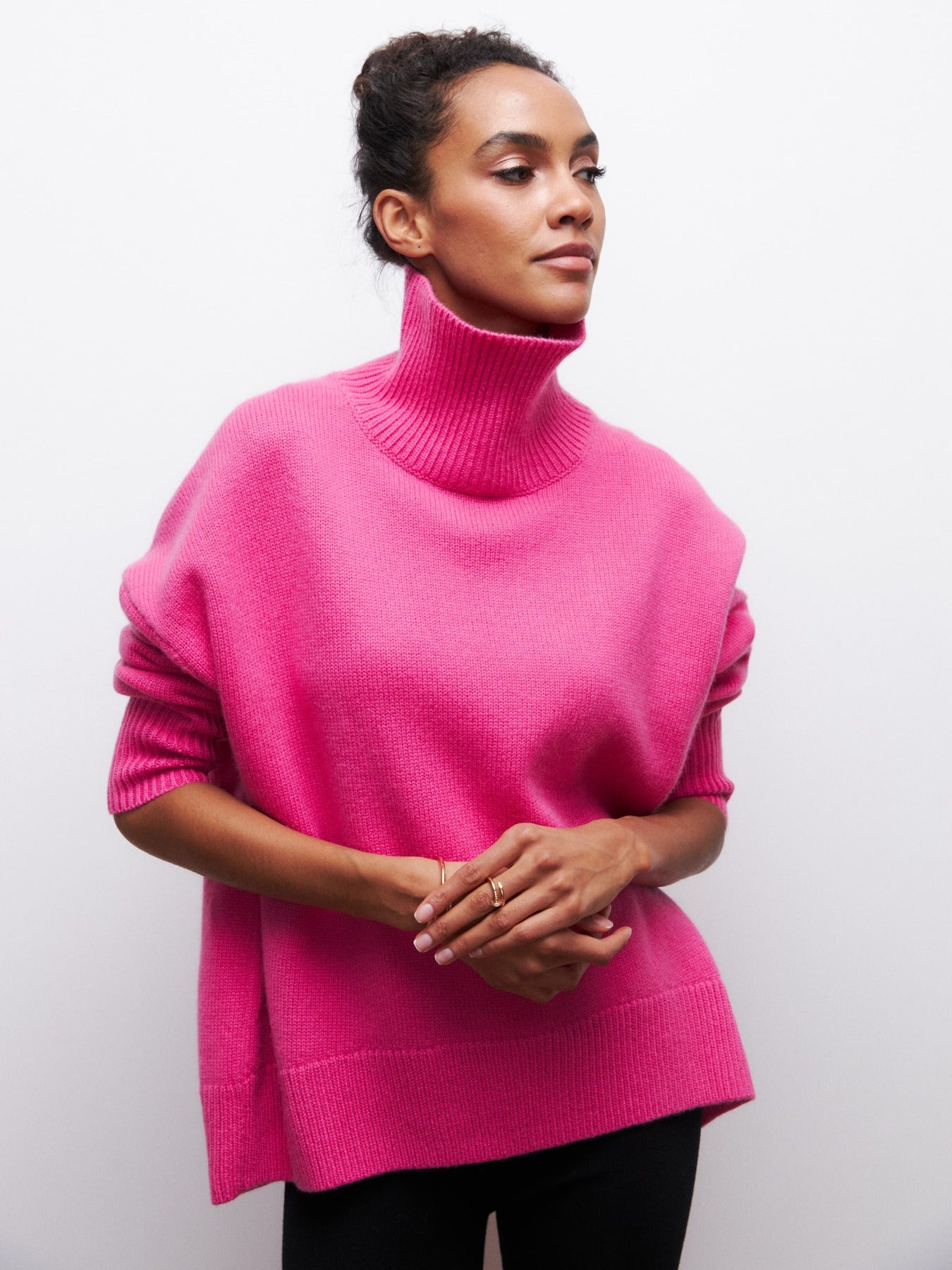 Pull Col Roulé Hiver