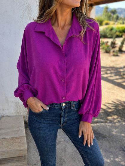 Chemise Élégance Moderne Manches Longues
