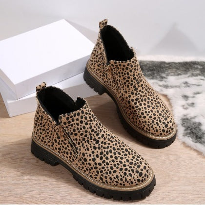 Bottines Zippées Tendance