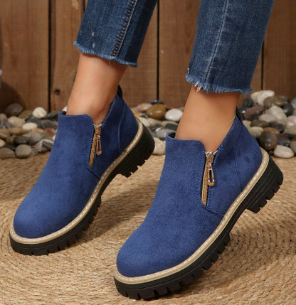 Bottines Zippées Tendance