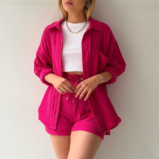 Ensemble Chemise Short Casual