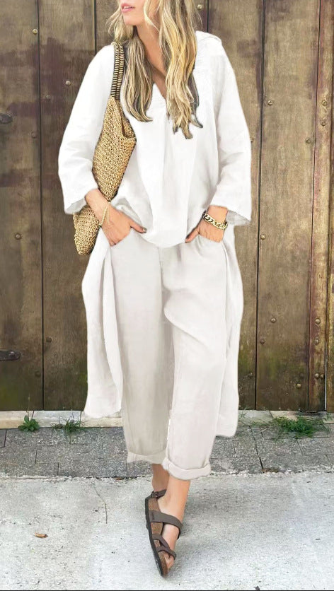 Ensemble 2 Pièces Pantalon Large