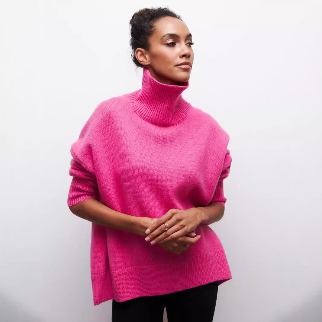 Pull Col Roulé Hiver