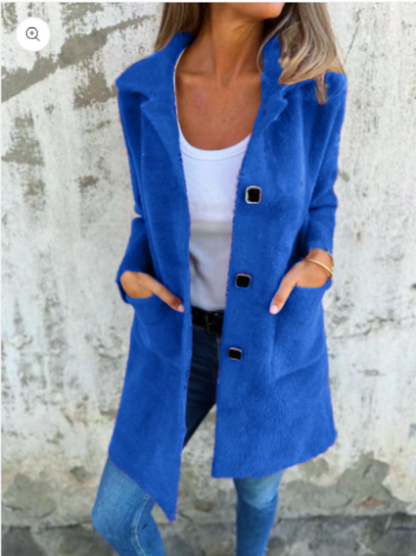 Manteau Col Polo Mi-Long