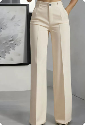 Pantalon Minimaliste Blanc