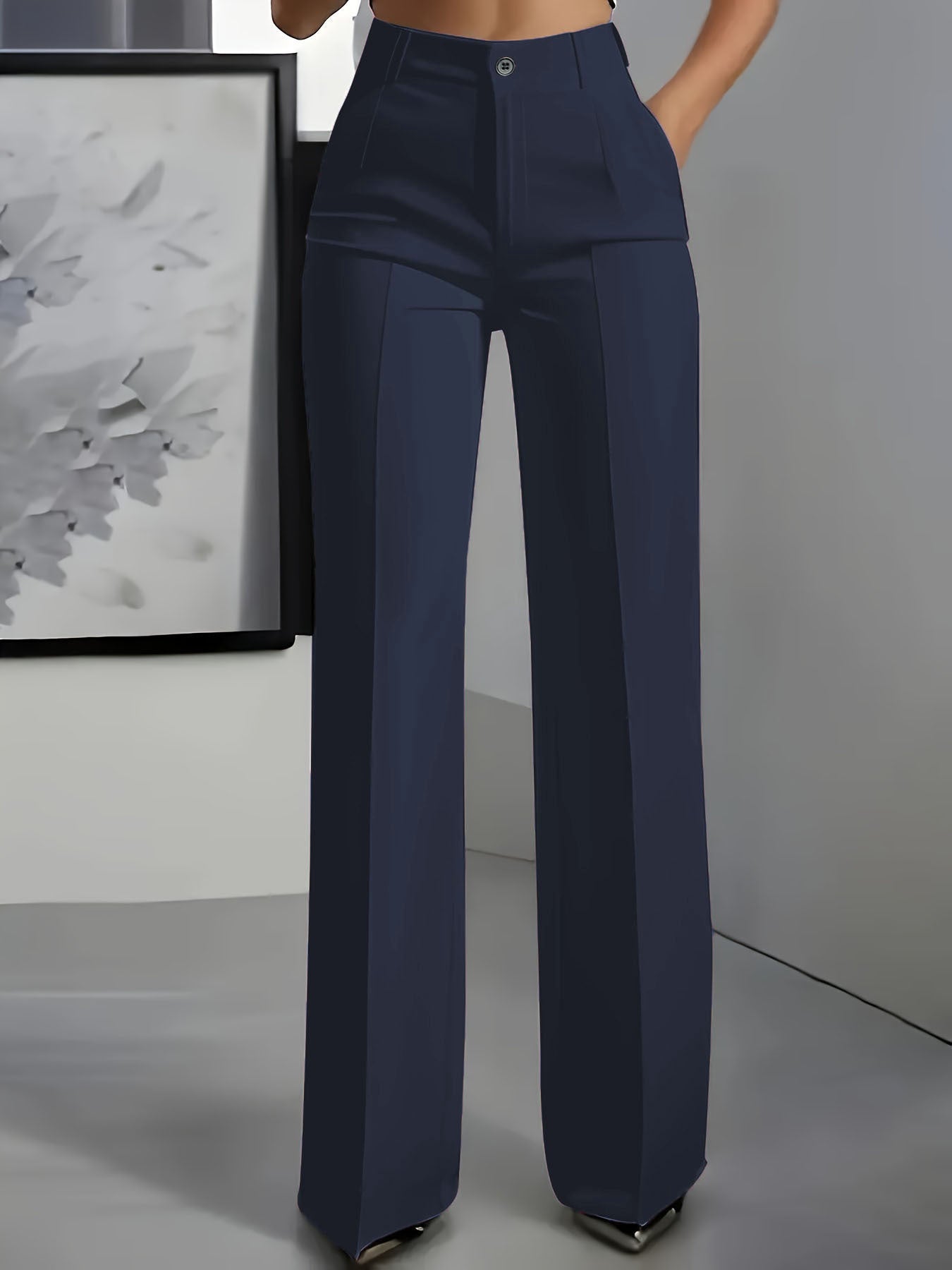 Pantalon Minimaliste Blanc