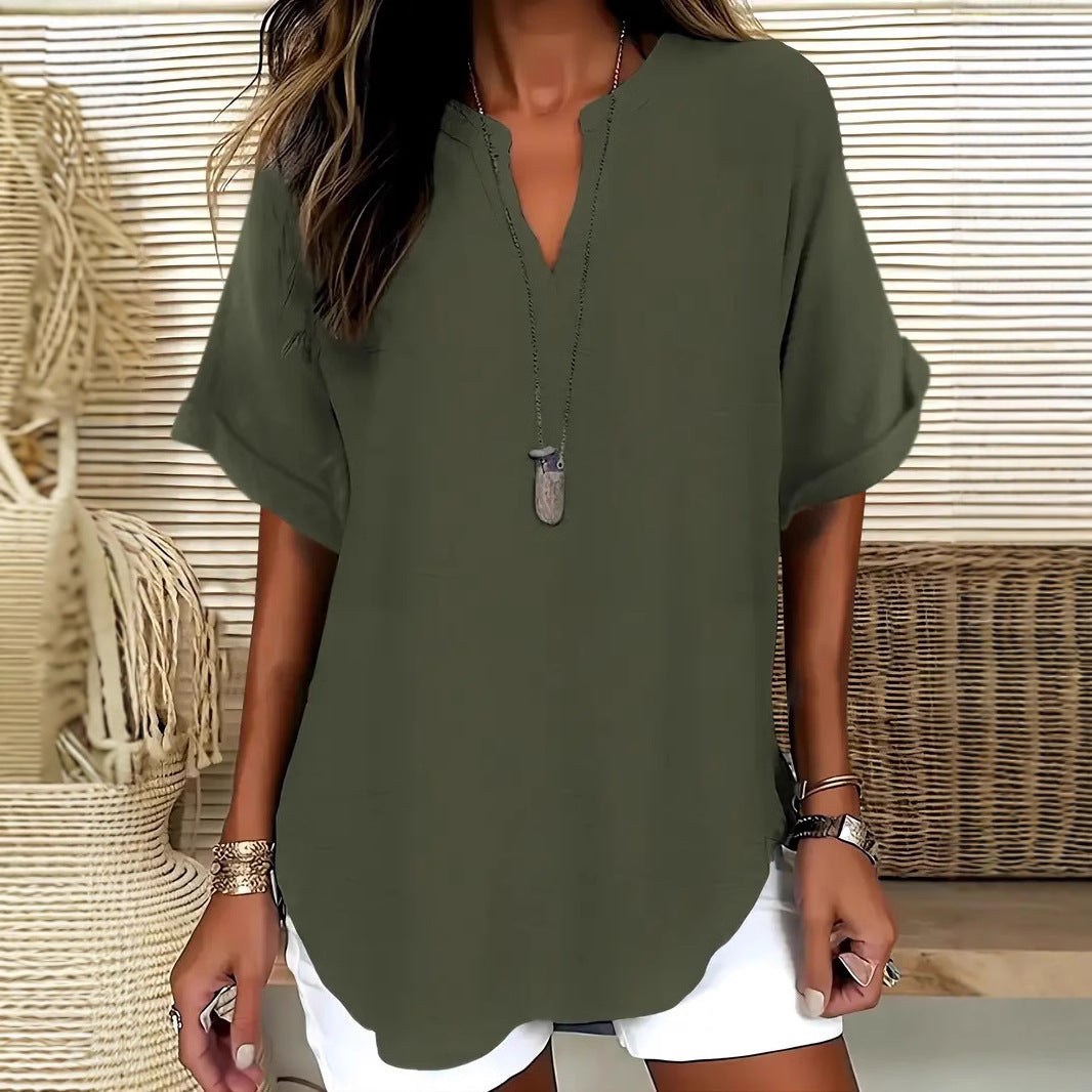 Chemise Casual Été Fluide