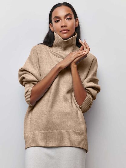 Pull Col Roulé Hiver