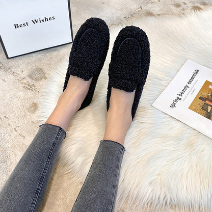 Mocassins Peluche Hiver