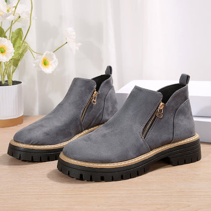 Bottines Zippées Tendance