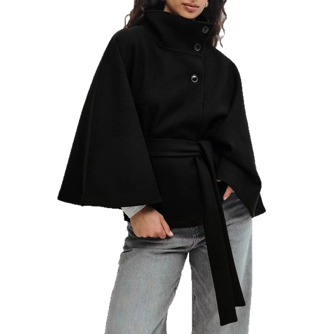 Manteau Chauve-Souris Élégant