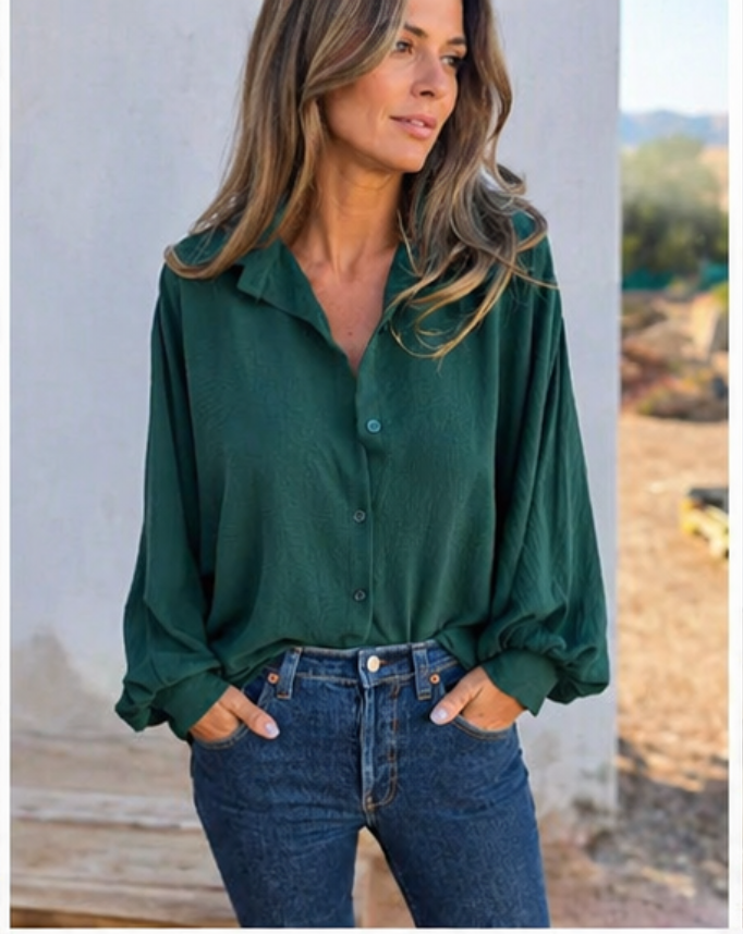 Chemise Élégance Moderne Manches Longues